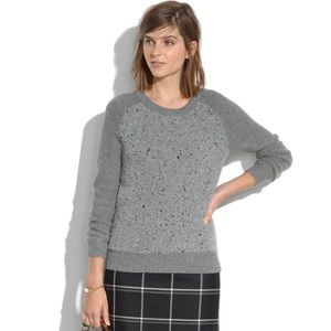 Madewell Bouclé Sweater XS wool sweater